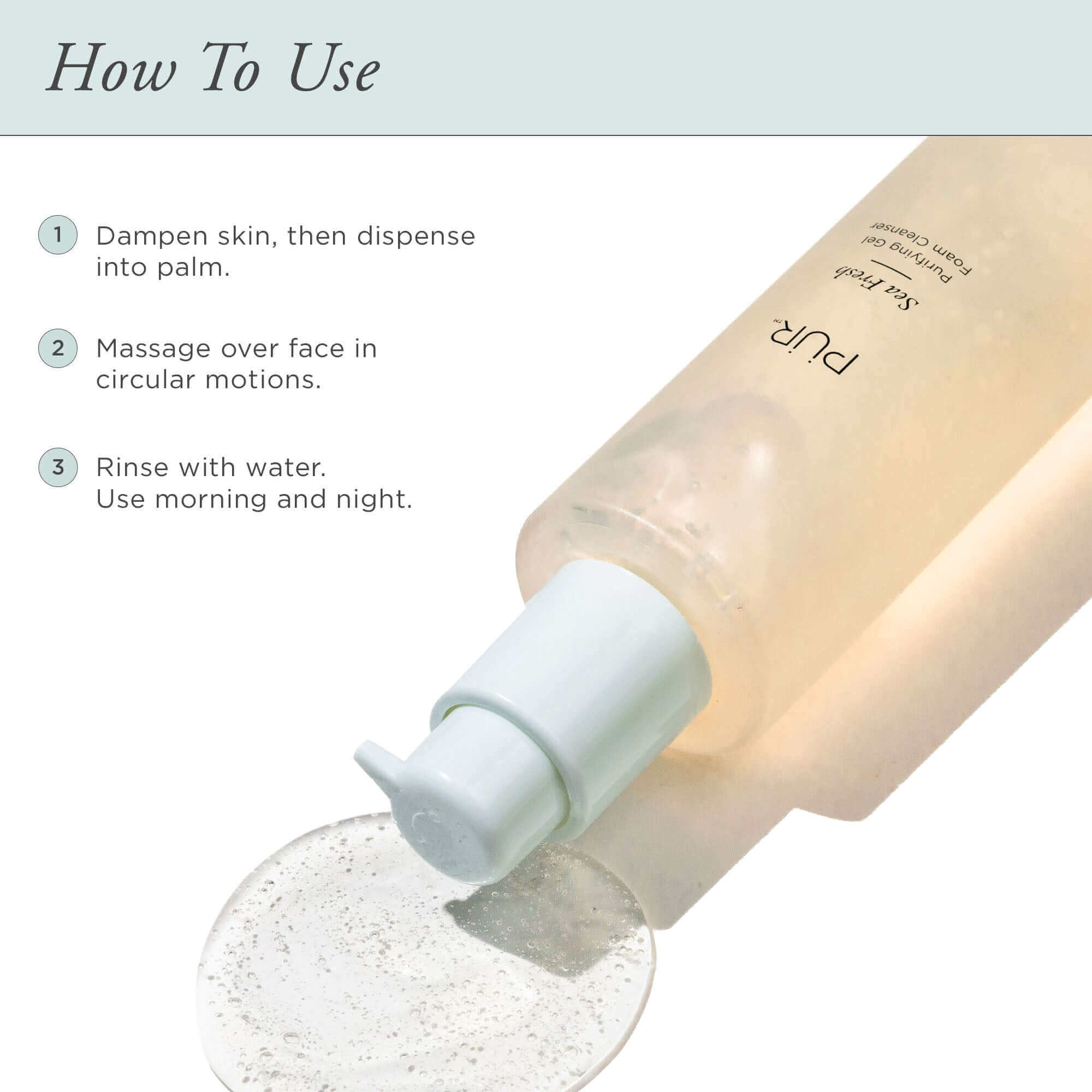 Sea Fresh Purifying Gel Foam Cleanser - Image 7