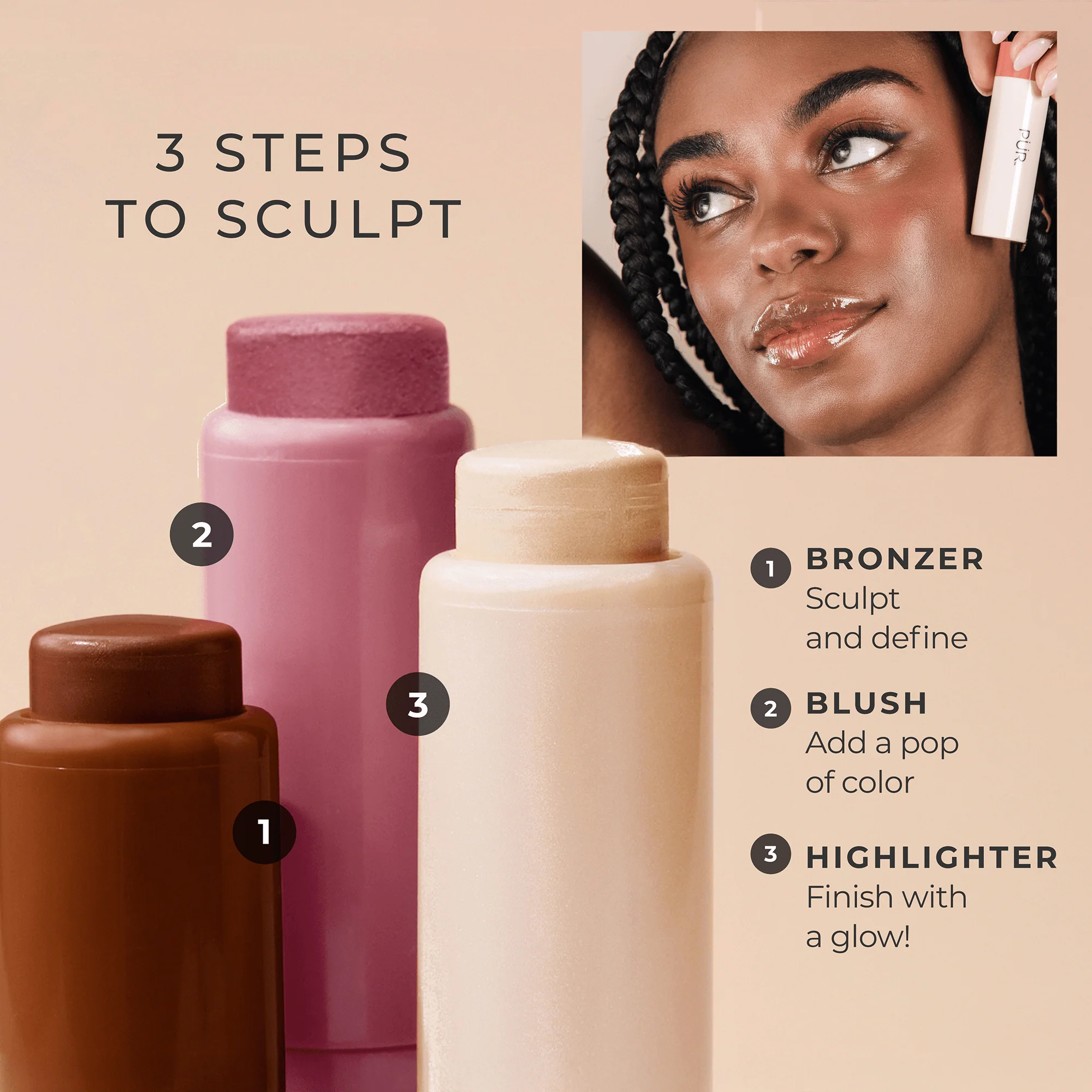 Silky Tint Creamy Multitasking Stick with Peptides - Image 26